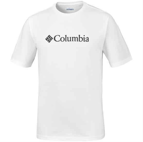 Columbia Csc Basic Logo Short Sleeve Mens  White