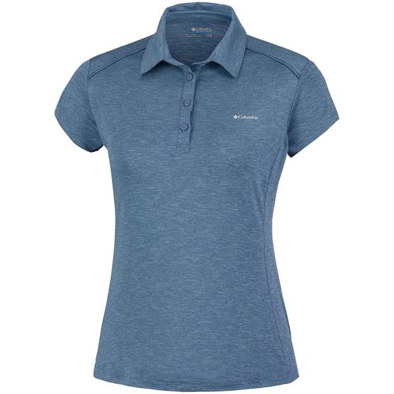 Columbia Firwood Camp Polo Womens  Blue Dusk Heather