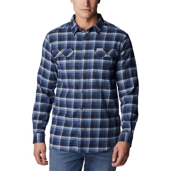 Columbia Flare Gun Stretch Flannel Mens  Collegiate Navy