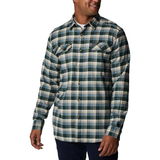 Columbia Flare Gun Stretch Flannel Skjorte til Mænd - Spruce Shadow