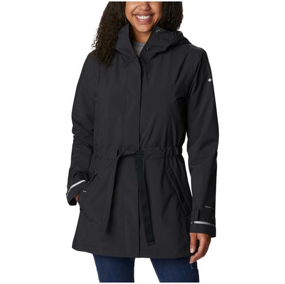 Columbia Here And There Trench   Jacket Womens  Black