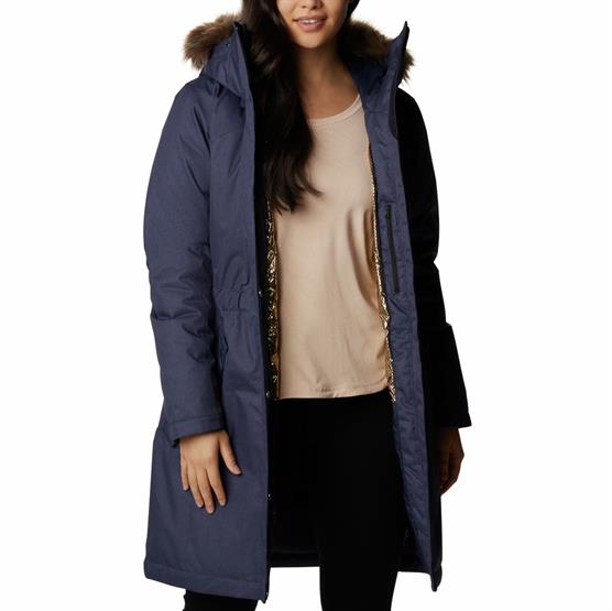 Columbia Juniper Ridge Down Parka Womens  Dark Nocturnal