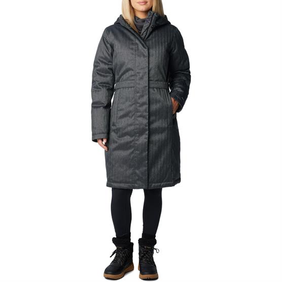 Columbia Juniper Ridge Dunjakke til kvinder - Sort Herringbone