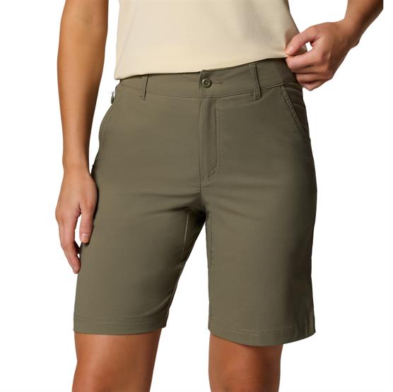 Columbia Leslie Falls Long Short   Womens  Stone Green