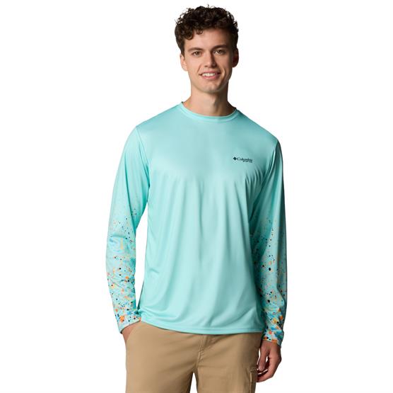 Columbia Mens Terminal Tackle Pfg   Bentley    Gulf Stream   Red