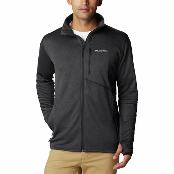 Columbia Park View Fleece Jakke til Mænd - Sort Heather