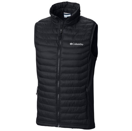 Columbia Powder Pass Vest Mens  Black