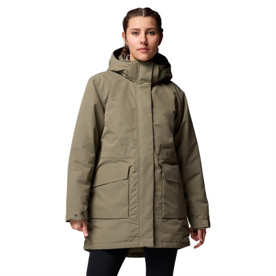 Columbia Pulaski Parka Womens  Stone Green