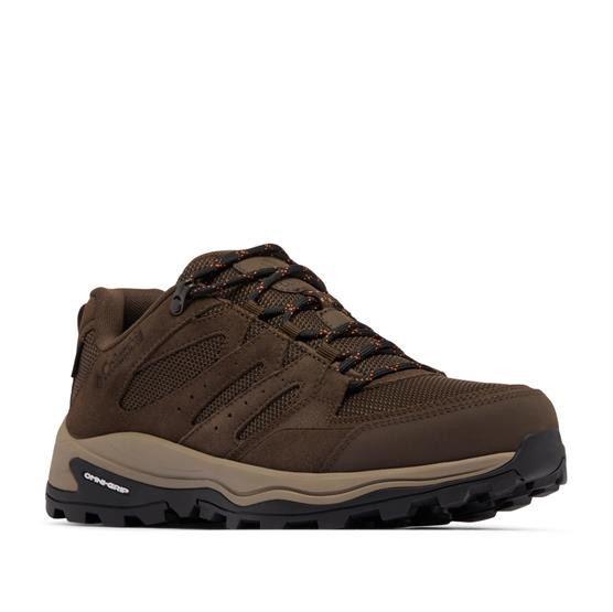 Columbia Redmond   Low Waterproof Mens  Cordovan   Tangy Orange