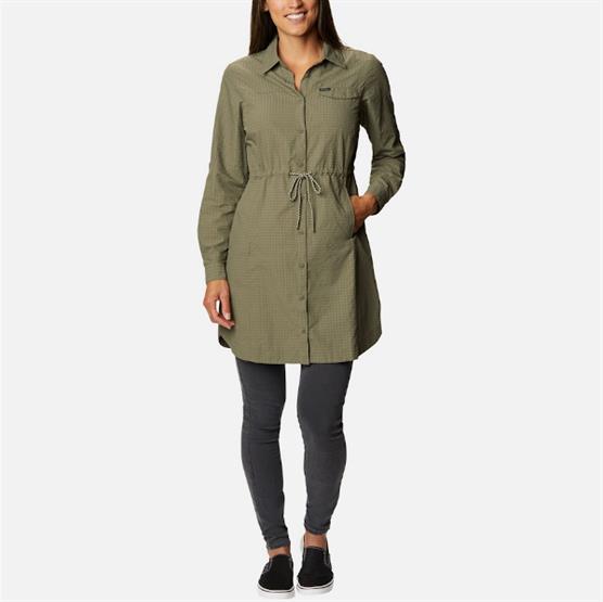 Columbia Silver Ridge Novelty Dress Womens  Stone Green