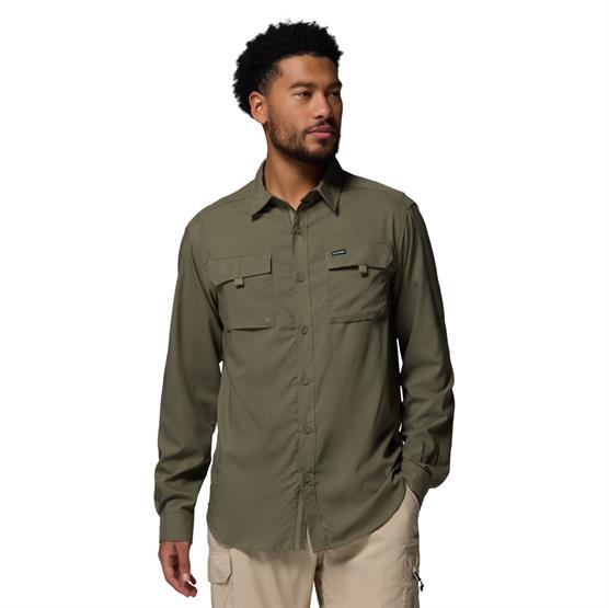 Columbia Silver Ridge Utility     Shirt Mens  Stone Green