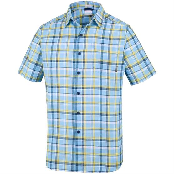 Columbia Under Exposure   Short Sleeve Shirt Mens  Blue Sky