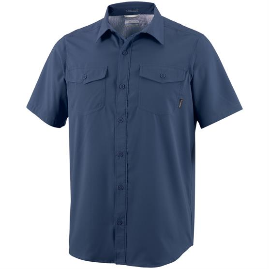 Columbia Utilizer   Solid Short Sleeve Shirt Mens  Collegiate Navy