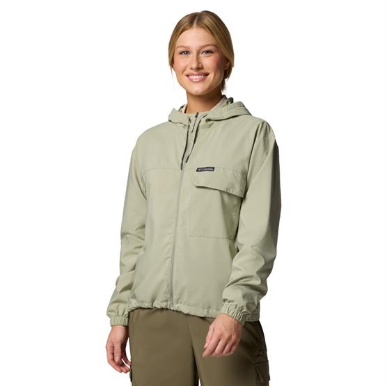 Columbia Womens Skien Valley Hooded   Shirt  Safari
