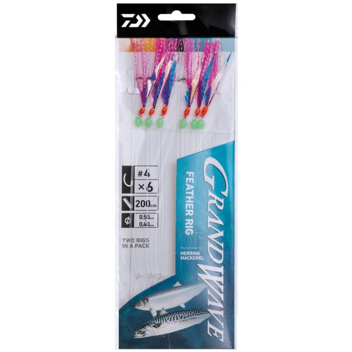 Daiwa Grand Wave Feather Rig      Str     2pak