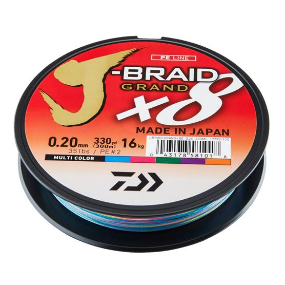 Daiwa Grand X8 150m Flettet Snøre