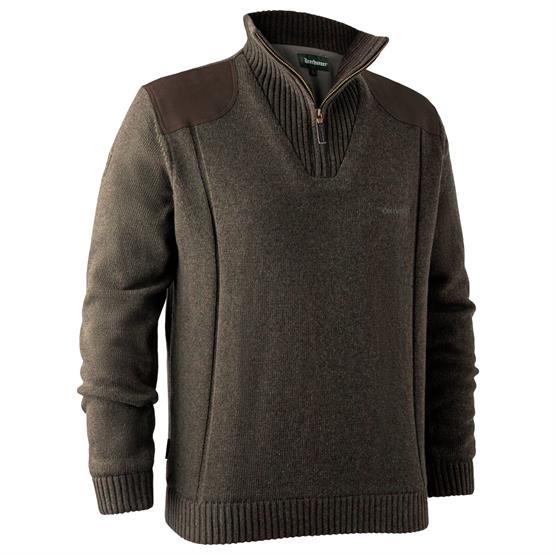 Deerhunter Mens Carlisle Knit With Stormliner Dark Elm