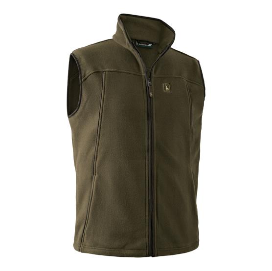 Deerhunter Mens Eagle Fleece Vest  Tarmac Green