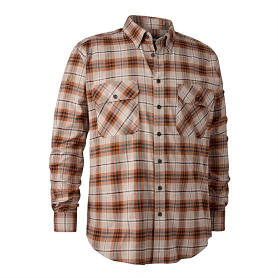 Deerhunter Mens Louis Shirt  Orange Check