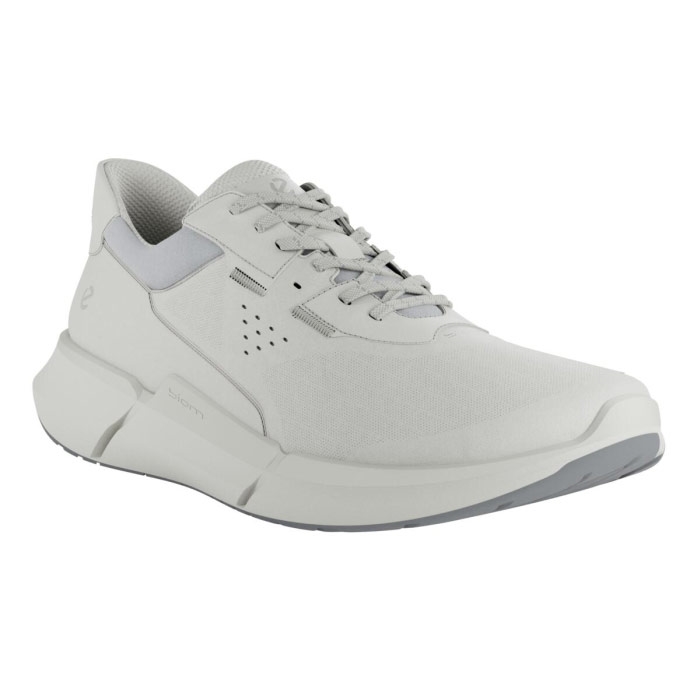 Ecco Biom     Leather Herre   Mænd  Hvid-41 Hverdagssko