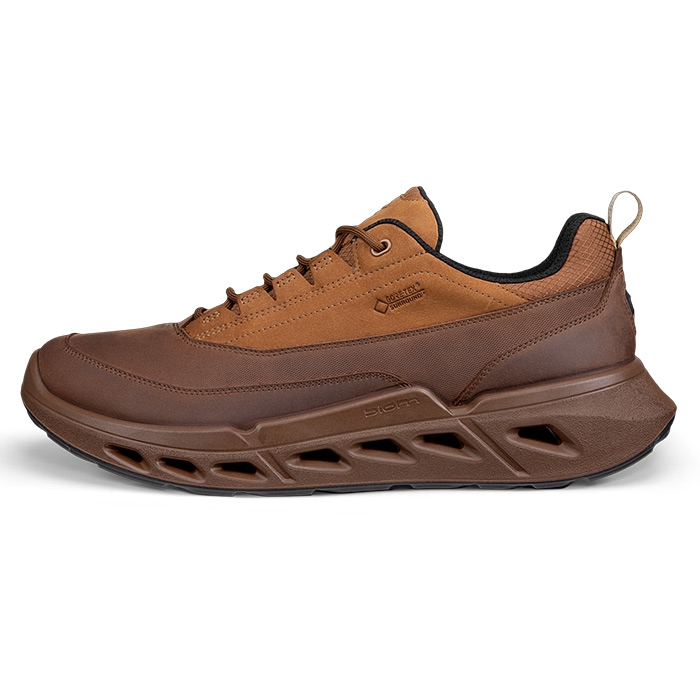Ecco Biom 720 Low Gtx Leather Herre   Mænd  Cocoa Brown-41 Hverdagssko