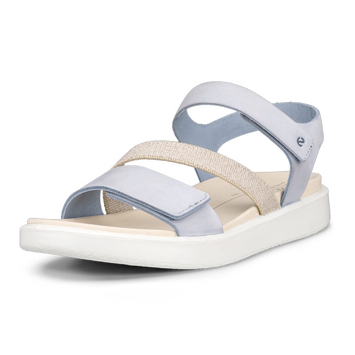 Ecco Flowt  -straps Sandal Dame  Dusty Blue-36 Sandaler