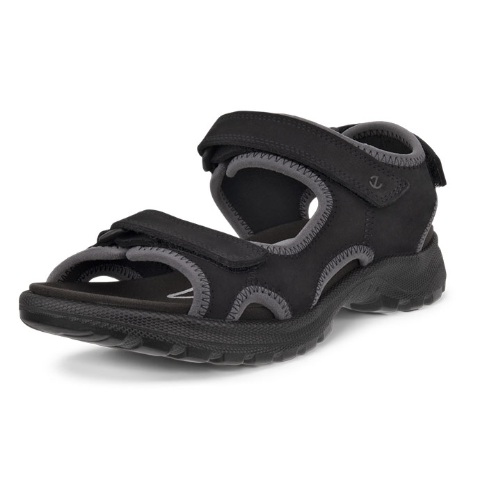Ecco Hike Sandal   Stripes Dame  Black-37 Sandaler