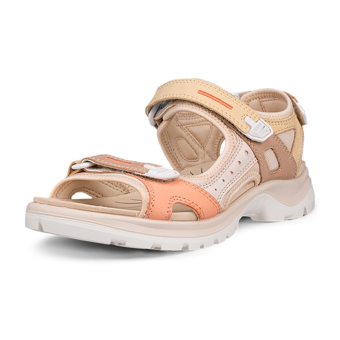 Ecco Offroad Yucatan Dame Sandal  Multicolor Straw-35 Sandaler