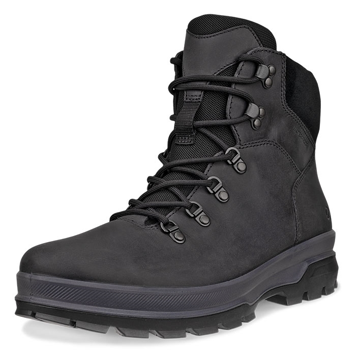 Ecco Rugged Track   Lace Boot  Black-41 Vandrestøvler