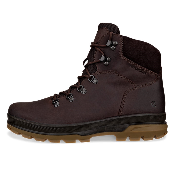 Ecco Rugged Track   Lace Boot  Coffee-41 Vandrestøvler