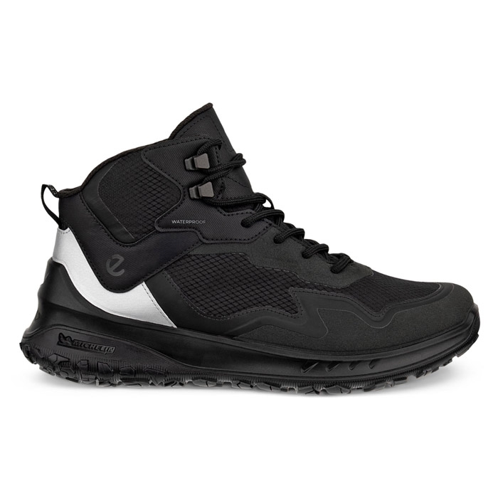 Ecco Ult Trn Mid Waterproof Kvinder   Damer  Black Silver-36 Vandrestøvler