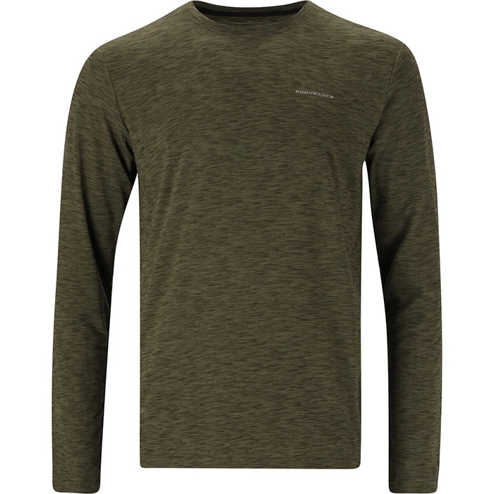 Endurance Peako Herre   Mænd Longsleeve Tee  Ivy Grøn -    -shirt  Polo-shirt