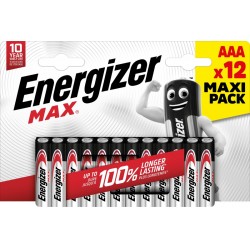 Energizer Max Aaa 12 Pack Batteri