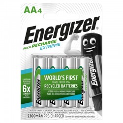 Energizer Recharge Extreme Eco   2300mah   Pack Batteri