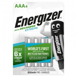 Energizer Recharge Extreme Eco Aaa 800mah   Pack Batteri