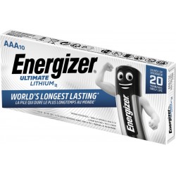 Energizer Ultimate Lithium Aaa B2b 10 Pack Batteri