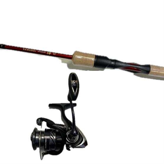 Fiskesæt Daiwa Samurai V2   Daiwa Ninja   Med Fletline  10 Fod  -32