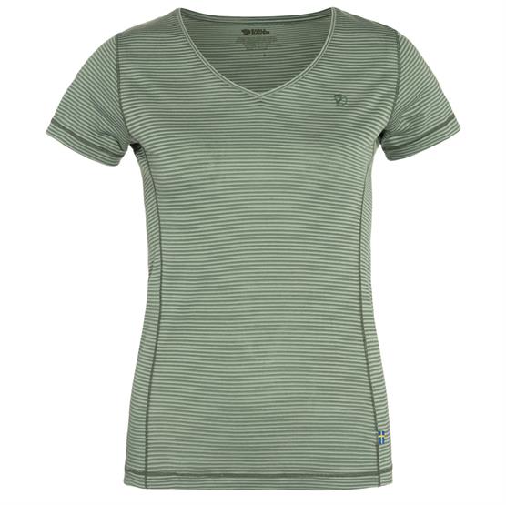 Fjällräven Abisko Cool T-shirt til kvinder - Patina Green