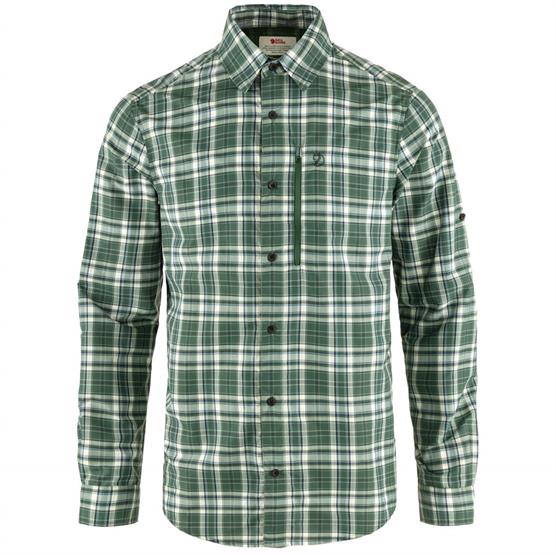 Fjällräven Abisko Hike Shirt     Mens  Chalk White   Deep Patina