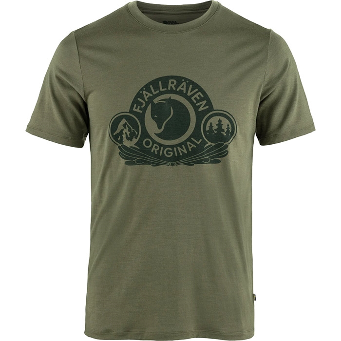 Fjällräven Abisko Wool Classic Herre   Mænd-laurel Green-   -shirt  Polo-shirt