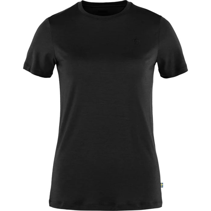 Fjällräven Abisko Wool   Kvinder   Damer-black-   -shirts