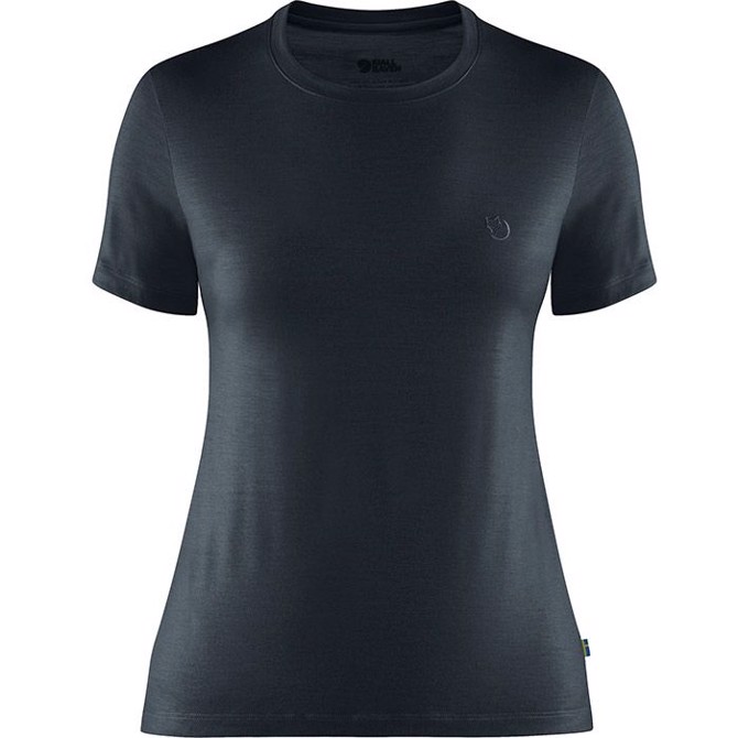 Fjällräven Abisko Wool   Kvinder   Damer-dark Navy-   -shirts