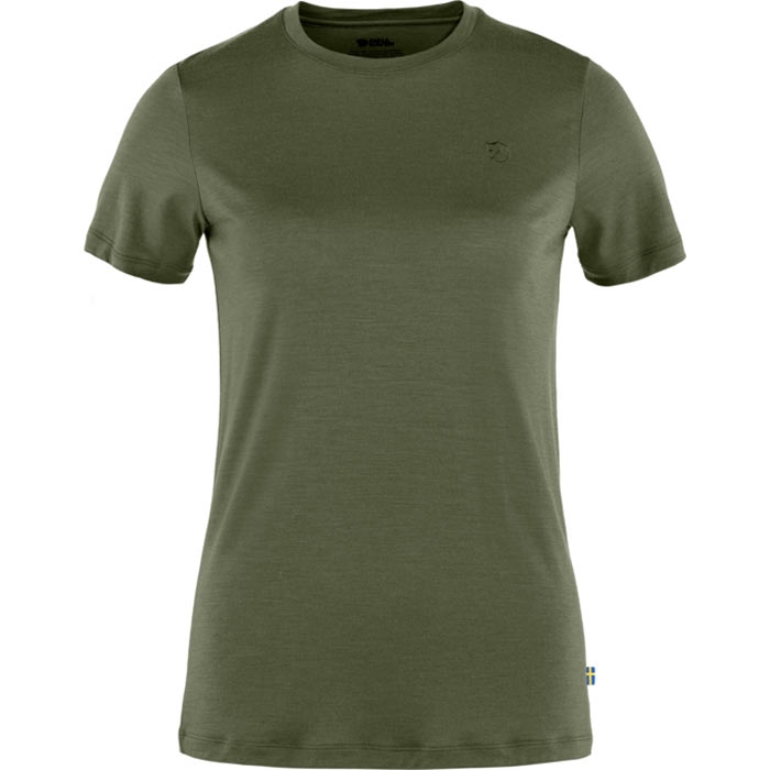 Fjällräven Abisko Wool   Kvinder   Damer-laurel Green-   -shirts