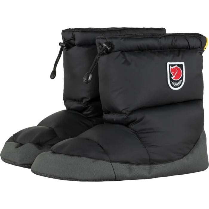 Fjällräven Expedition Down Booties-black-  Hjemmesko   Slides