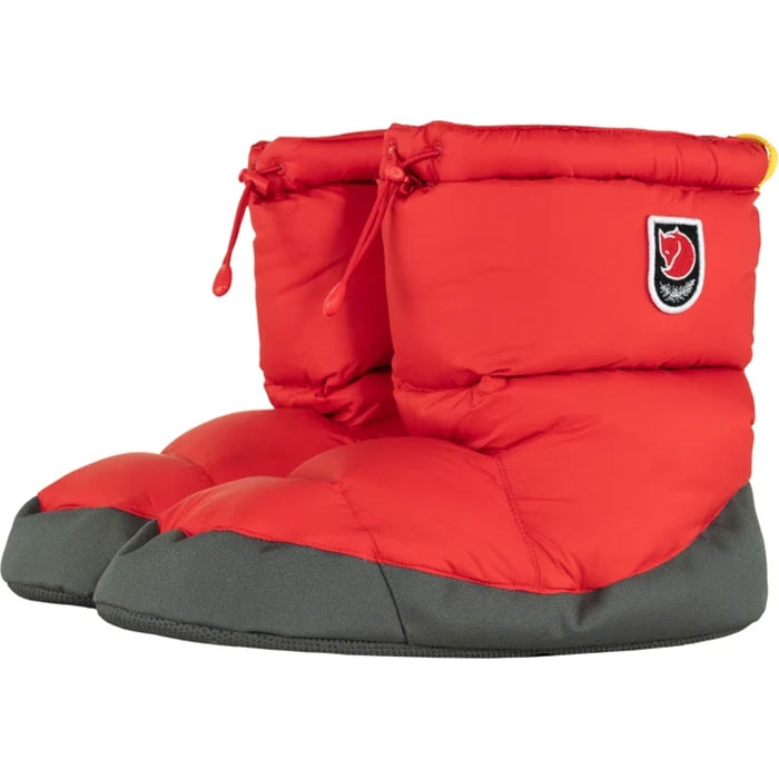 Fjällräven Expedition Down Booties-true Rød-  Hjemmesko   Slides