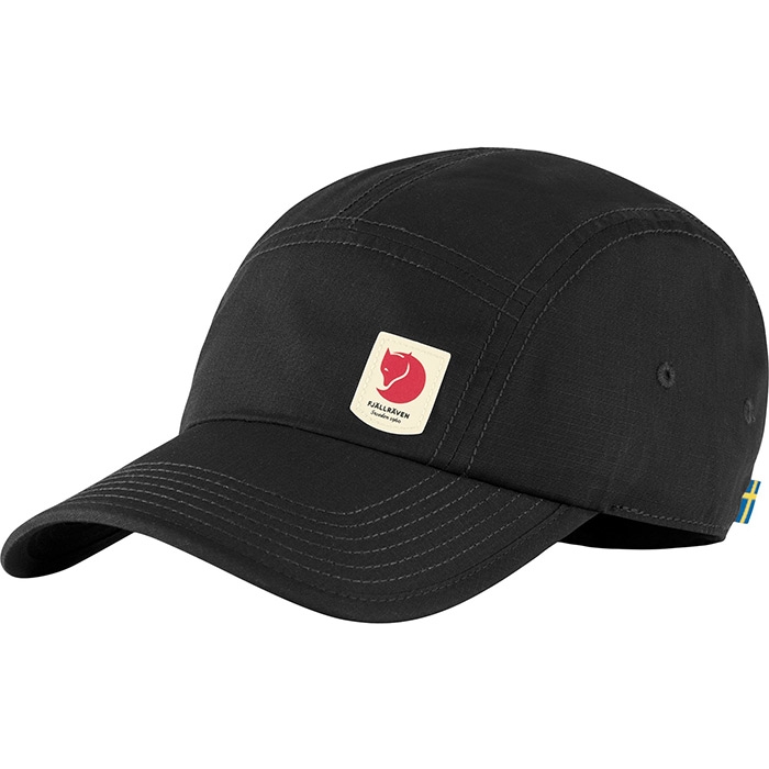 Fjällräven High Coast Lite Cap-black-    Baseball Cap  Kasket