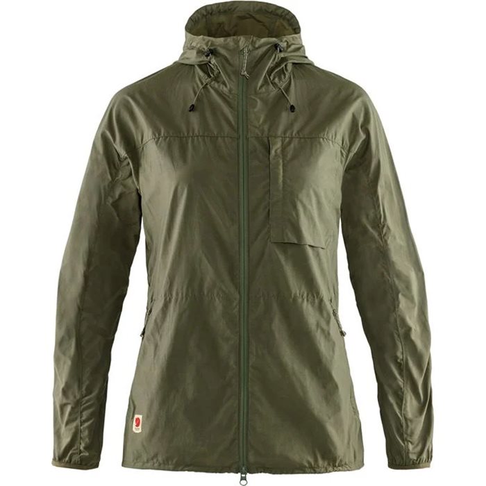 Fjällräven High Coast Vindjakke til kvinder - Grøn