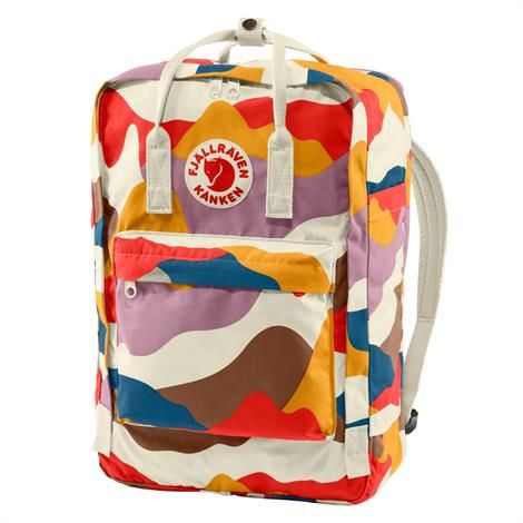 Fjällräven Kånken Art Laptop 17 - Farverig rygsæk til skolebrug