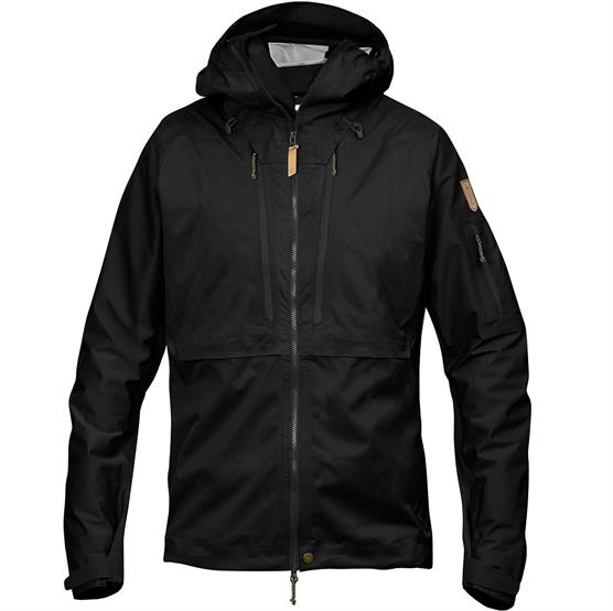 Fjällräven Keb Eco-shell Jakke Herre Sort