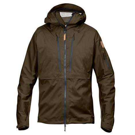 Fjällräven Keb Eco-Shell Jakke til Mænd - Khaki Tilbud!